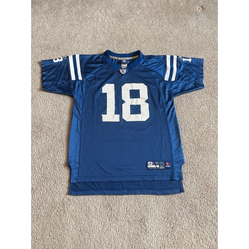 Peyton Manning Indianapolis Colts Reebok Youth NFL Jersey Size XL